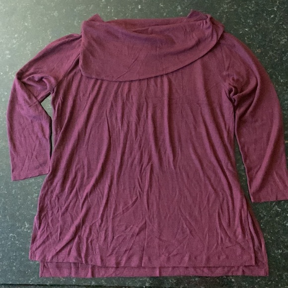 Chico's Sweaters - Xenergy by Chicos Red Maple Side Slit Turtleneck Sweater